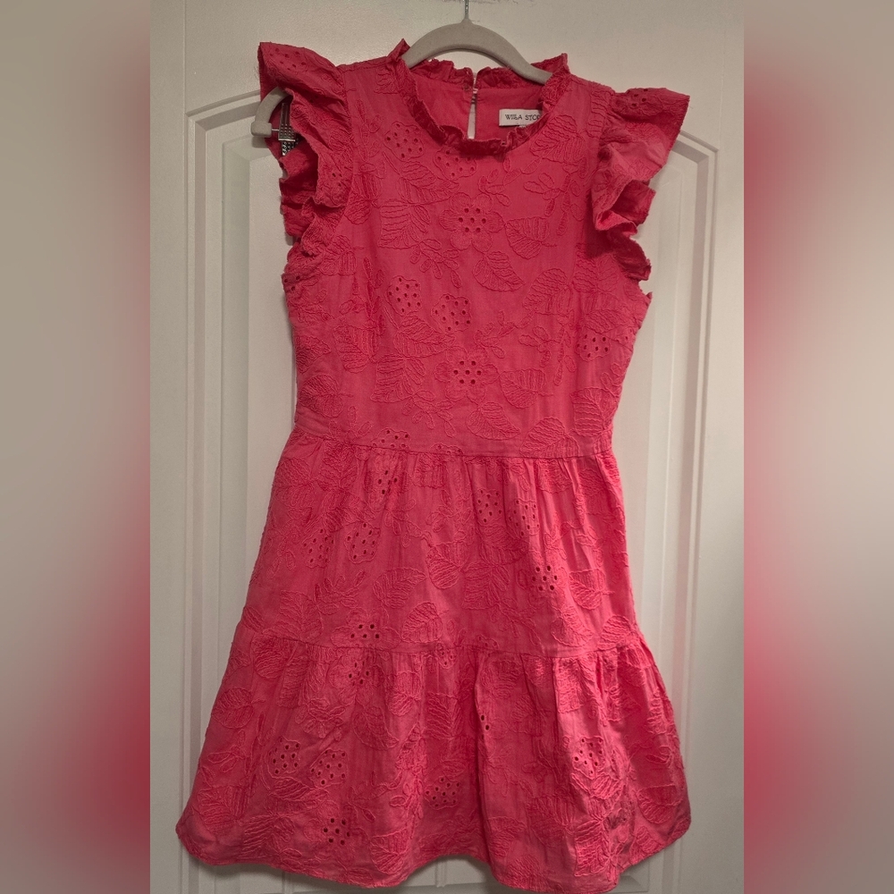 WILLA STORY Pink Eyelet Dress - Picture 5 of 11